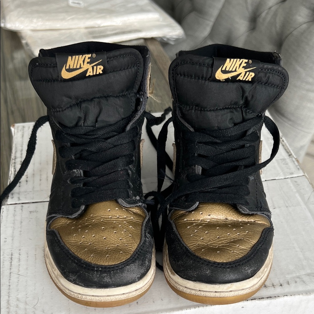 Nike Air Black and Gold High-Tops